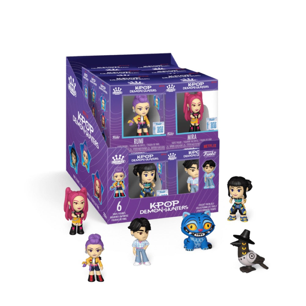 KPop Demon Hunters – Mini Vinyl Figures Assortment (Display of 12)