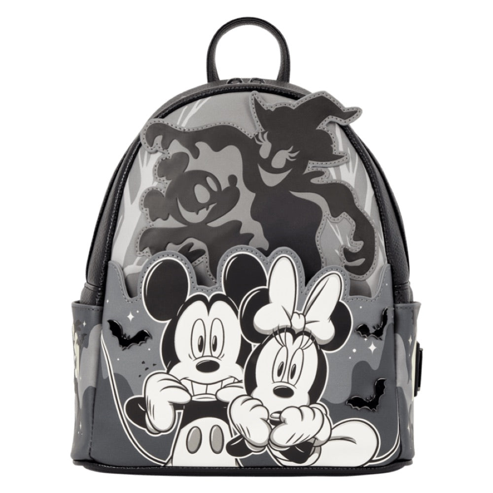 Disney – Mickey & Minnie Ghost Light Up Glow Mini Backpack