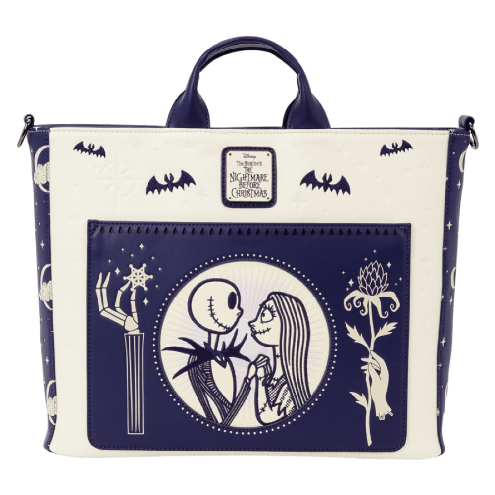 The Nightmare Before Christmas – Jack & Sally Night Sky Convertible Backpack & Tote Bag