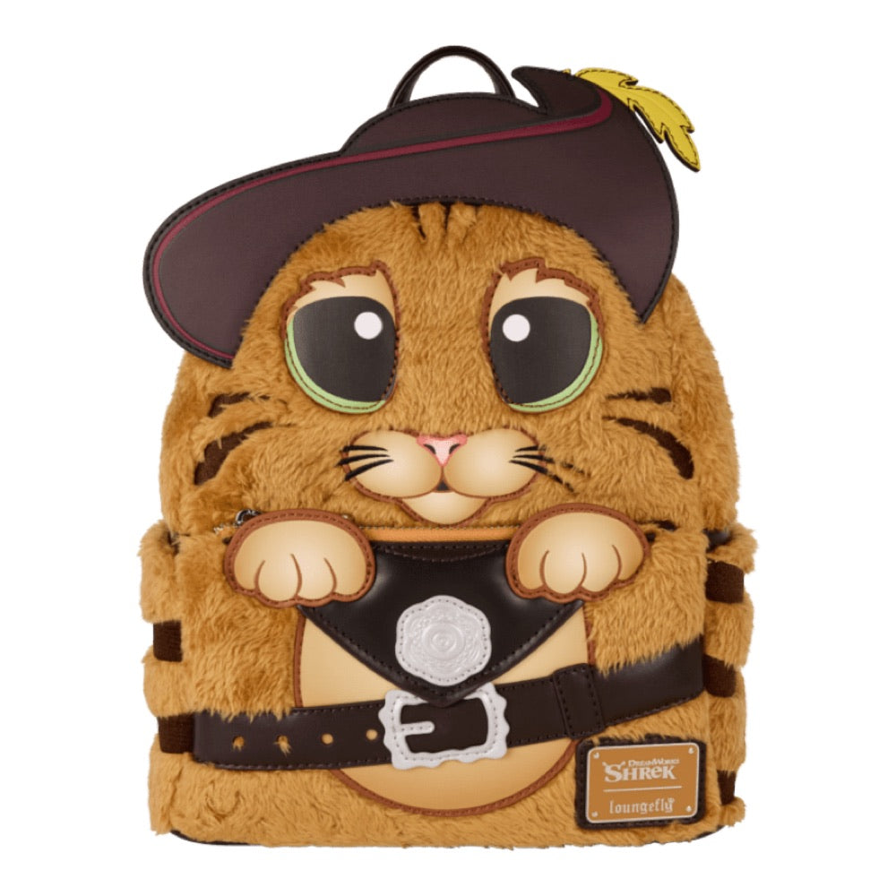 Shrek – Puss In Boots Cosplay Faux Fur Mini Backpack
