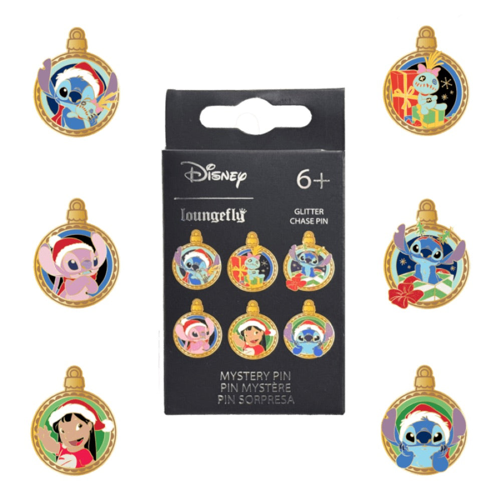 Lilo & Stitch – Holiday Ornaments Mystery Box Pins (Display of 12)