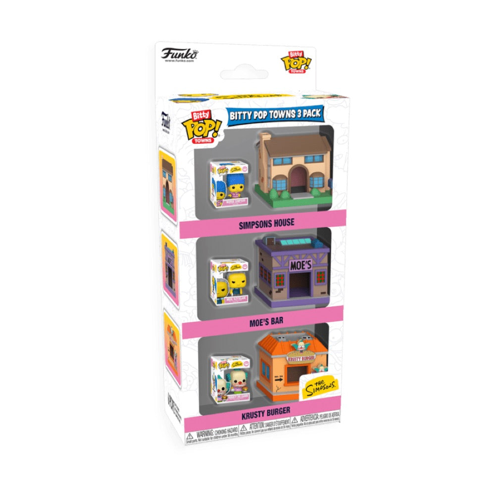 The Simpsons – Springfield Bitty Pop! Town 3-Pack