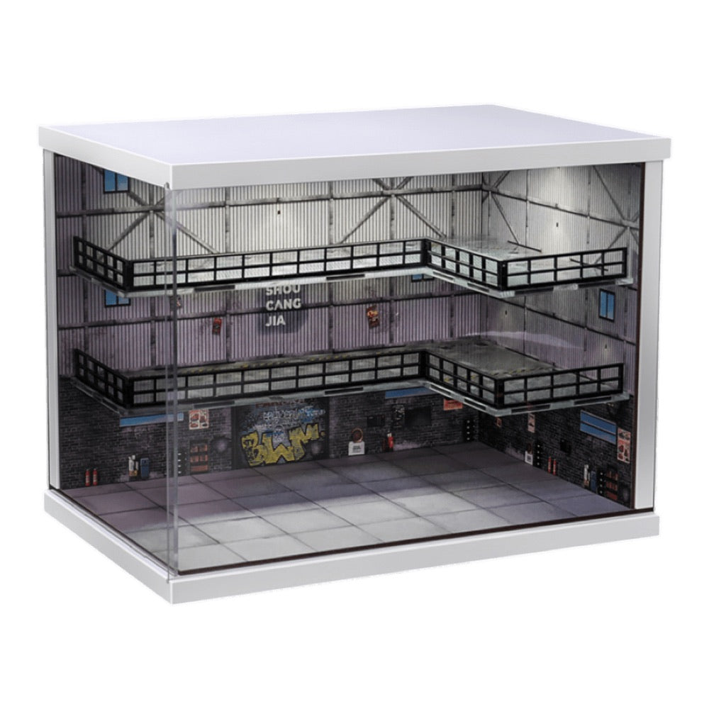 1:64 Diorama – SHOU CANG JIA Industrial Warehouse Scene