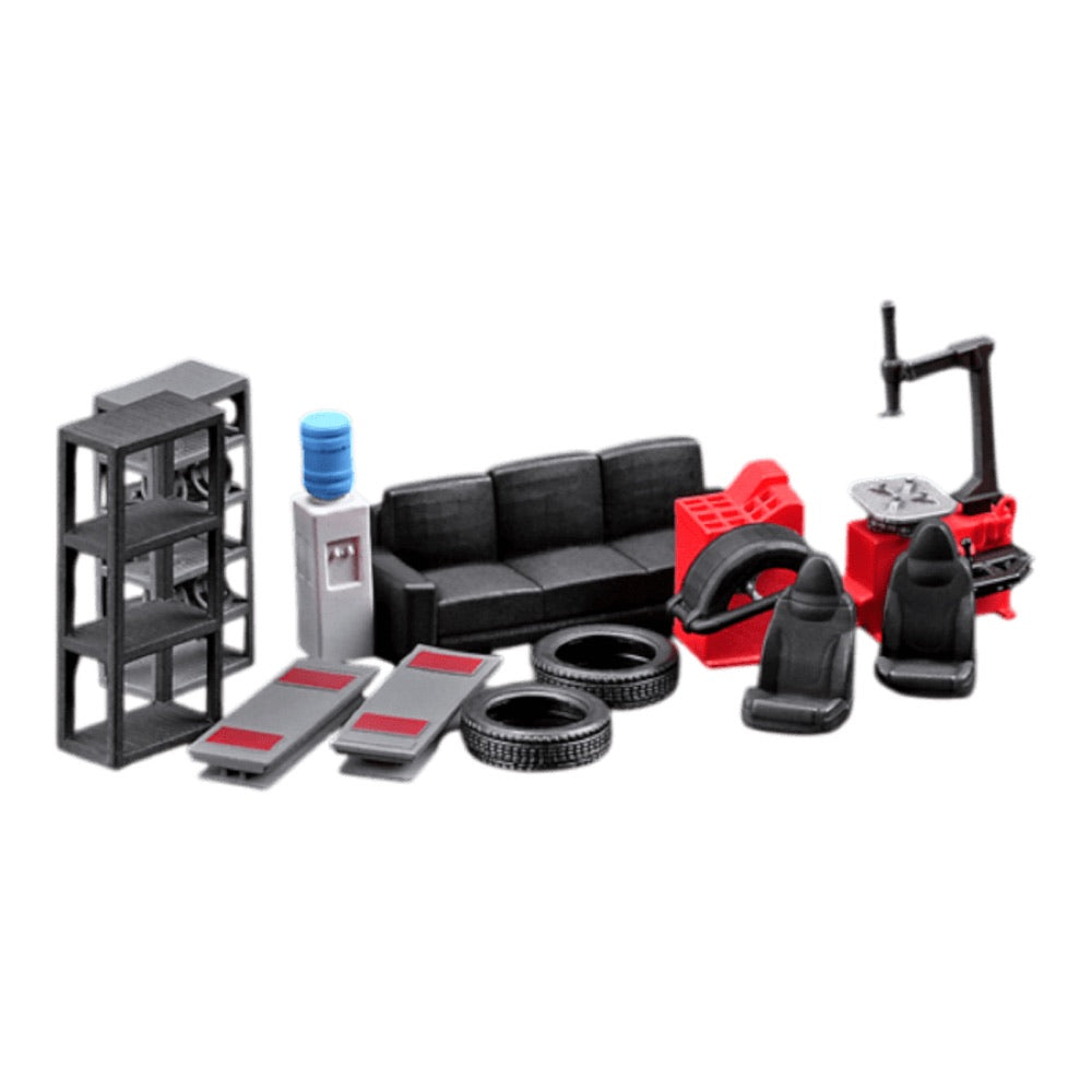 1:64 Diorama – 1:64 Repair Shop Accessories (12 Piece Set)