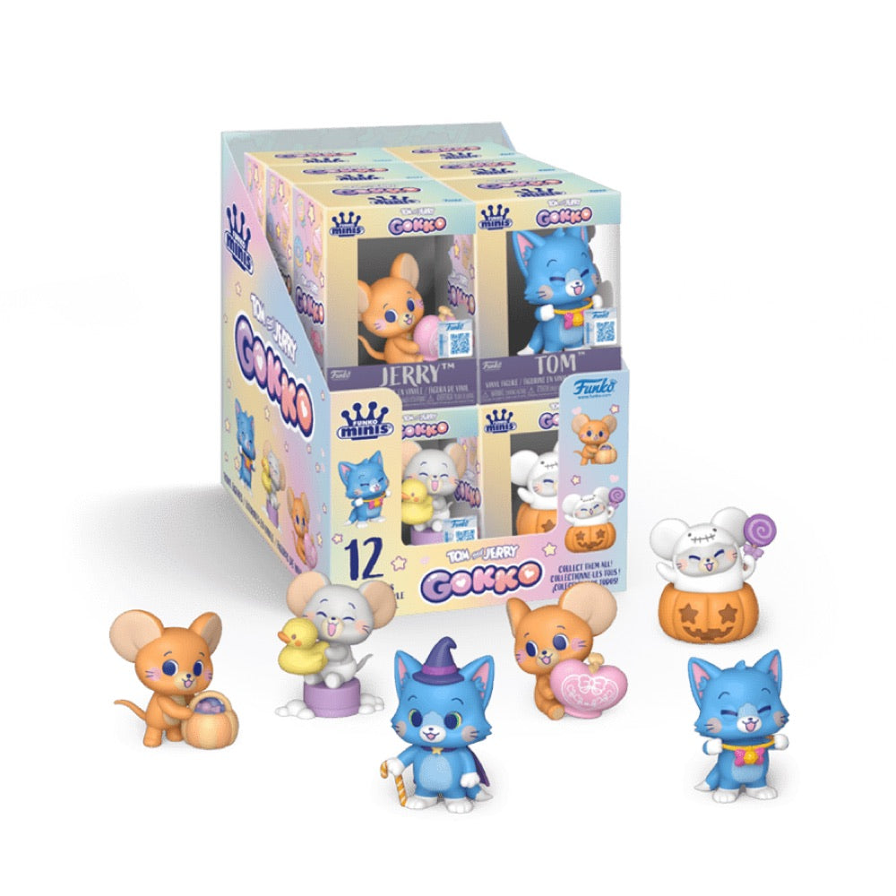 Tom & Jerry: Gokko – Mini Vinyl Figures Assortment (Display of 12)