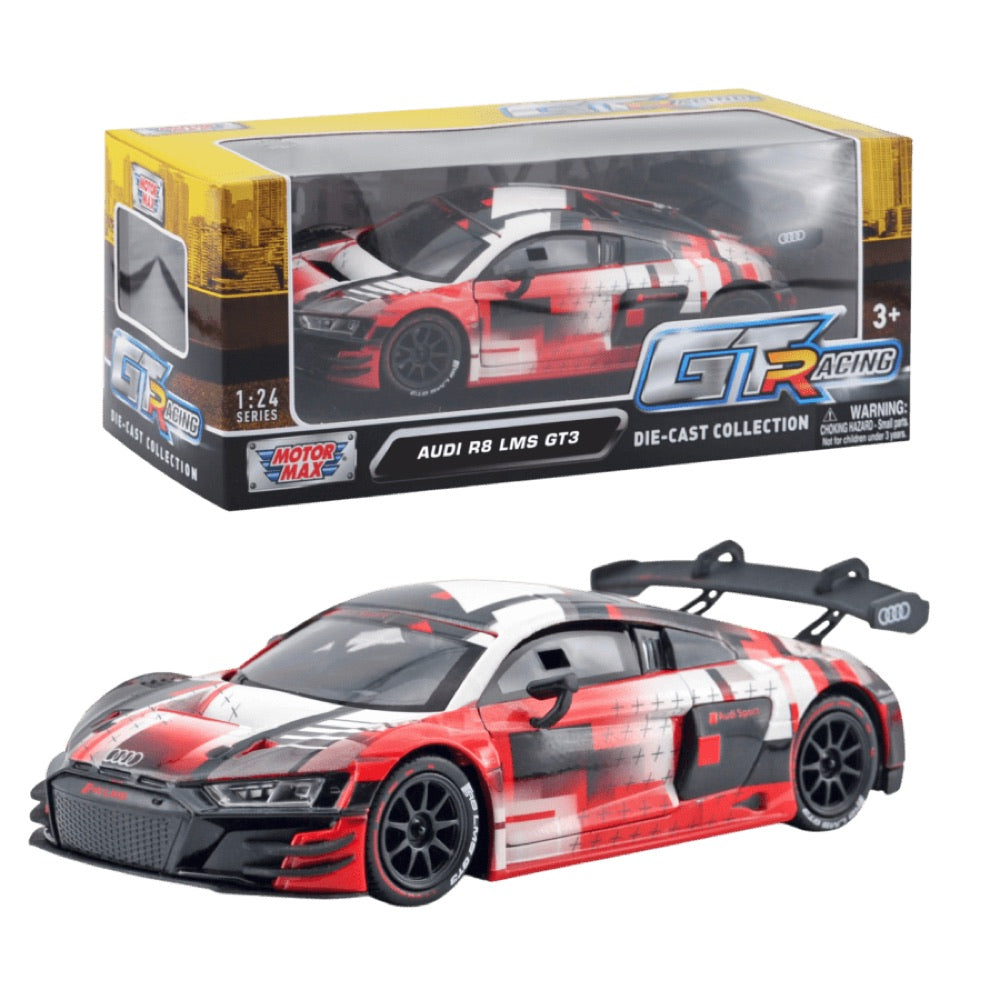 GT Racing – 1:24 Audi R8 LMS GT3 Diecast Vehicle