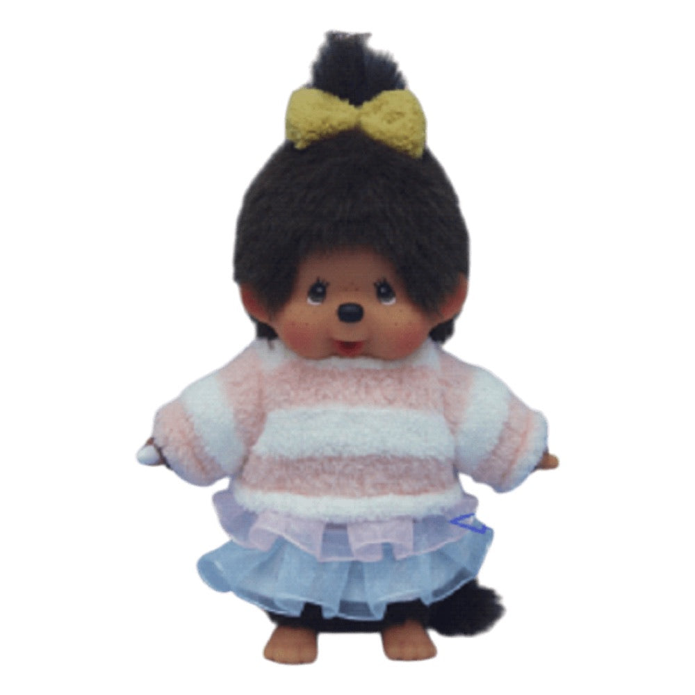 Monchhichi – Big Bow Girl Plush Keychain