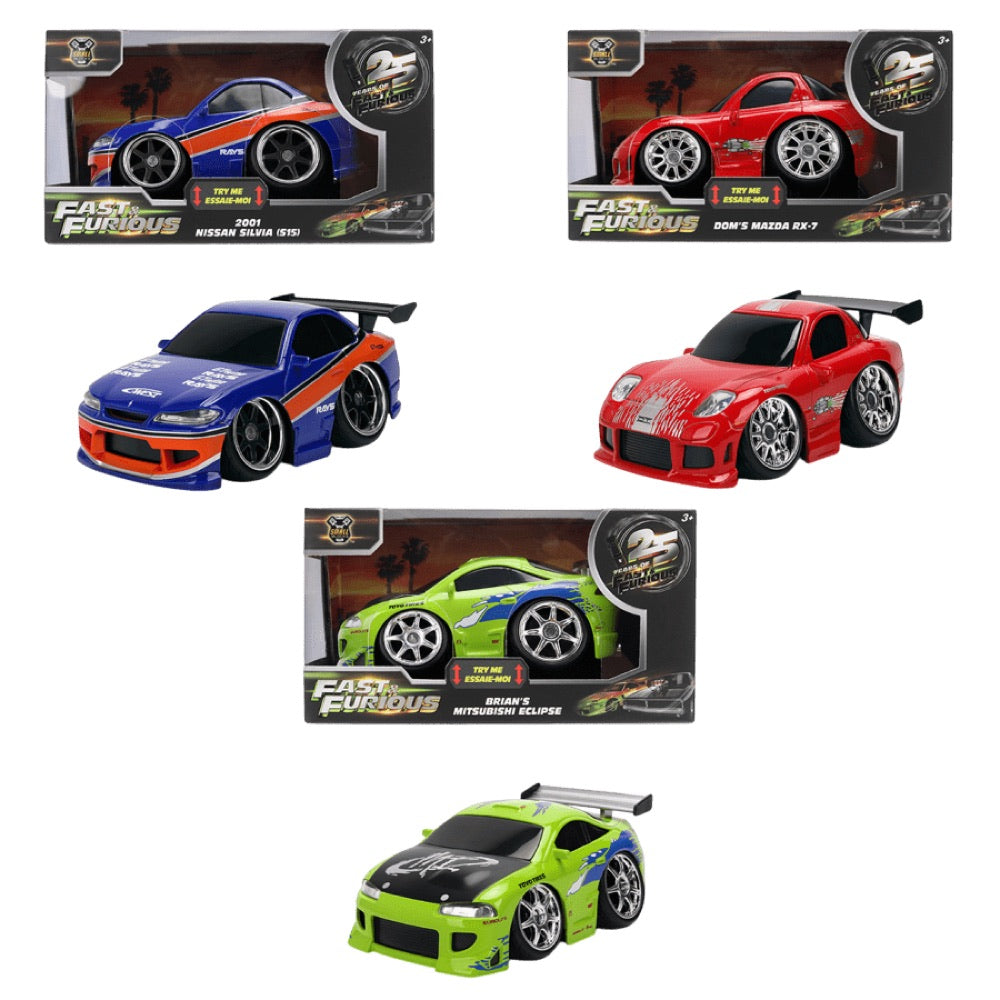 Fast & Furious – 1:28 Small Blocks Diecast Vehicle Wave 2 Assortment (Display of 6)