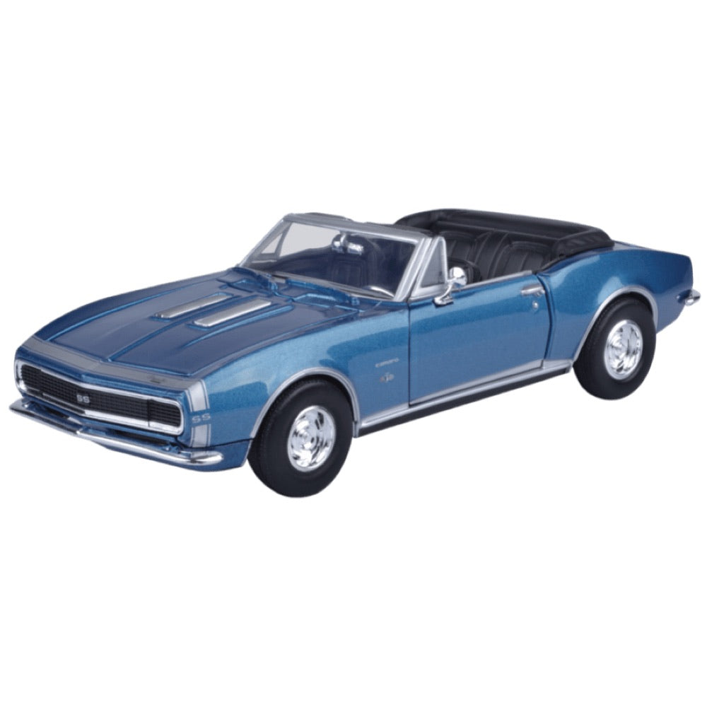 Timeless Legends – 1:24 Scale 1967 Chevy Camaro SS (Convertible) [Blue]
