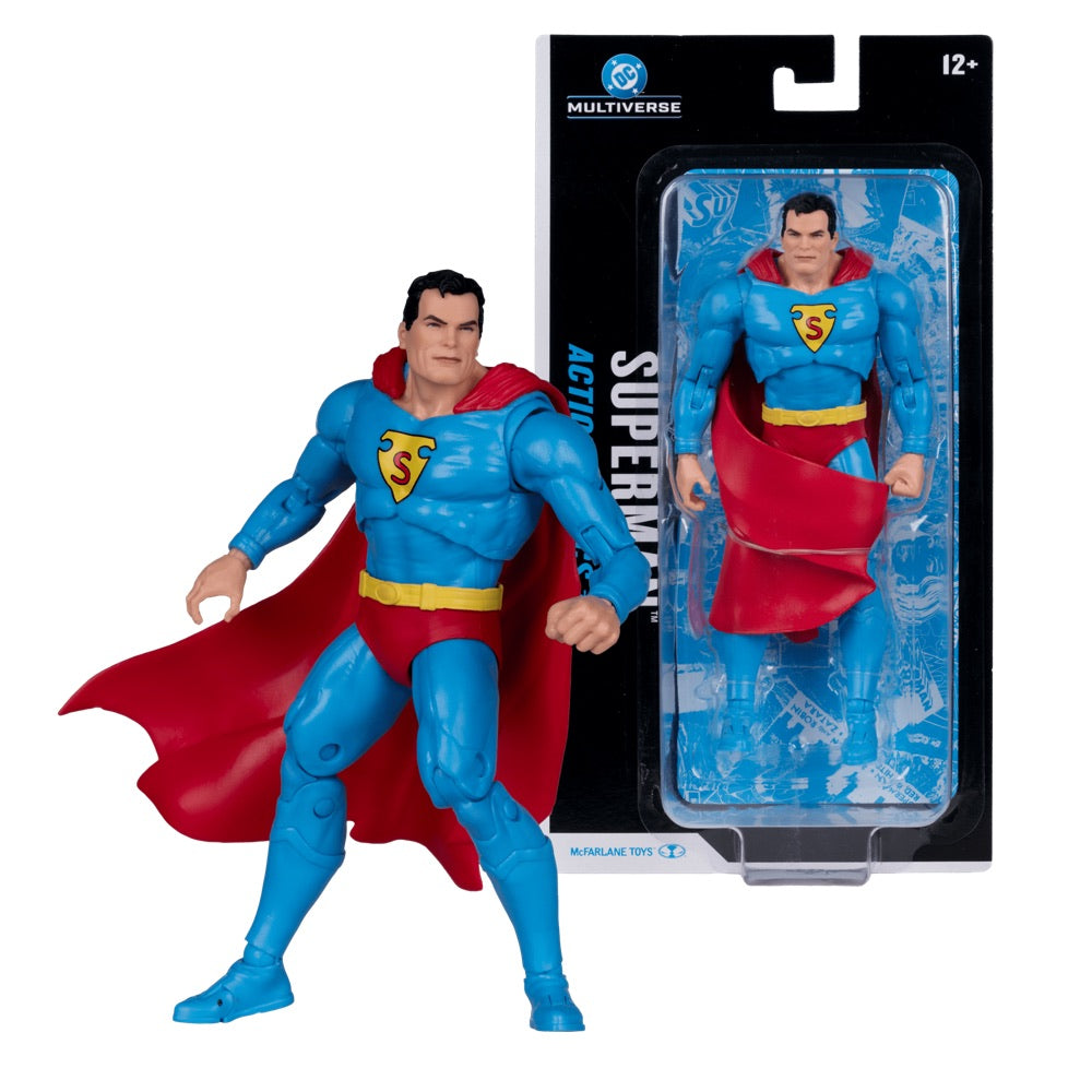 DC Multiverse – Superman (Action Comics #1) 7″ Action Figure