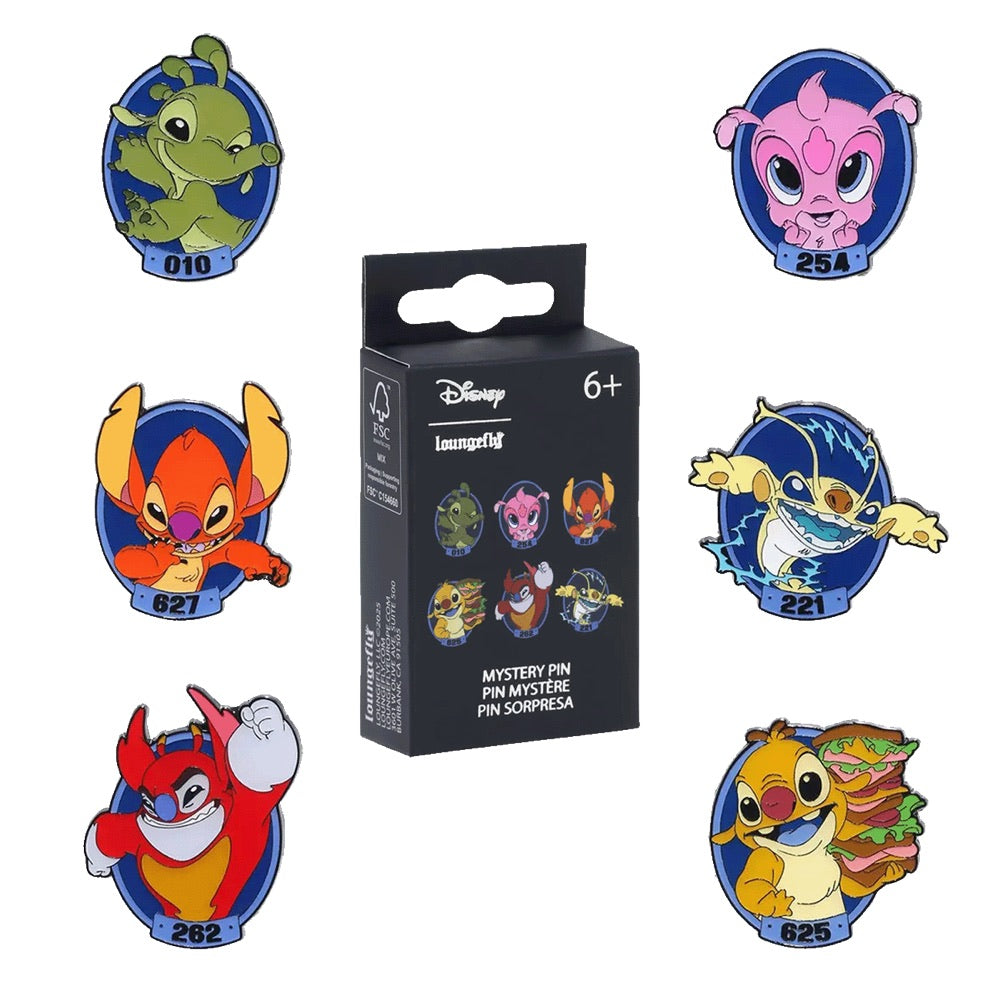 Lilo & Stitch – Stitch Experiments Mystery Pin Blind Box Assortment (Display of 12)
