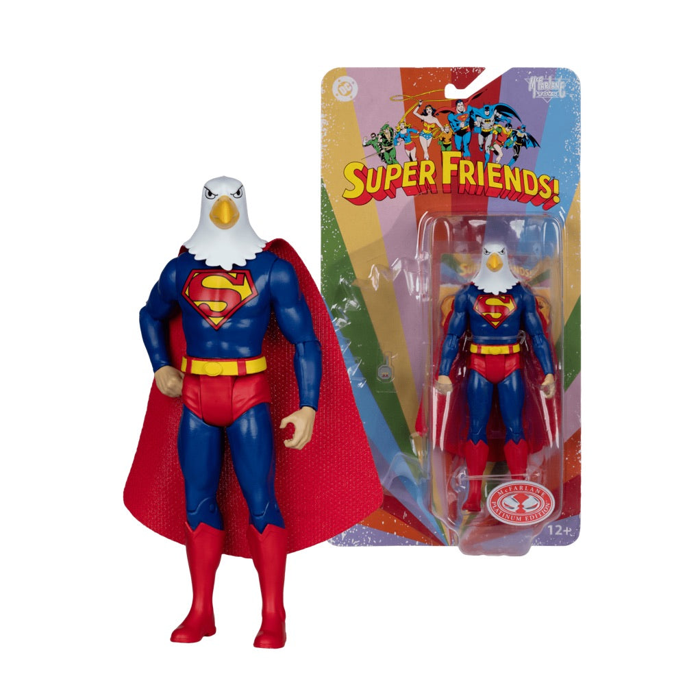 DC Comics – Warpland Superman (Chase) Super Friends Retro 6″ Action Figure