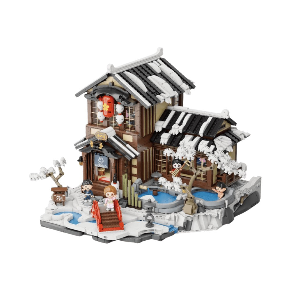 Retro Series – Japanese Onsen Construction Set (2847 Pieces)