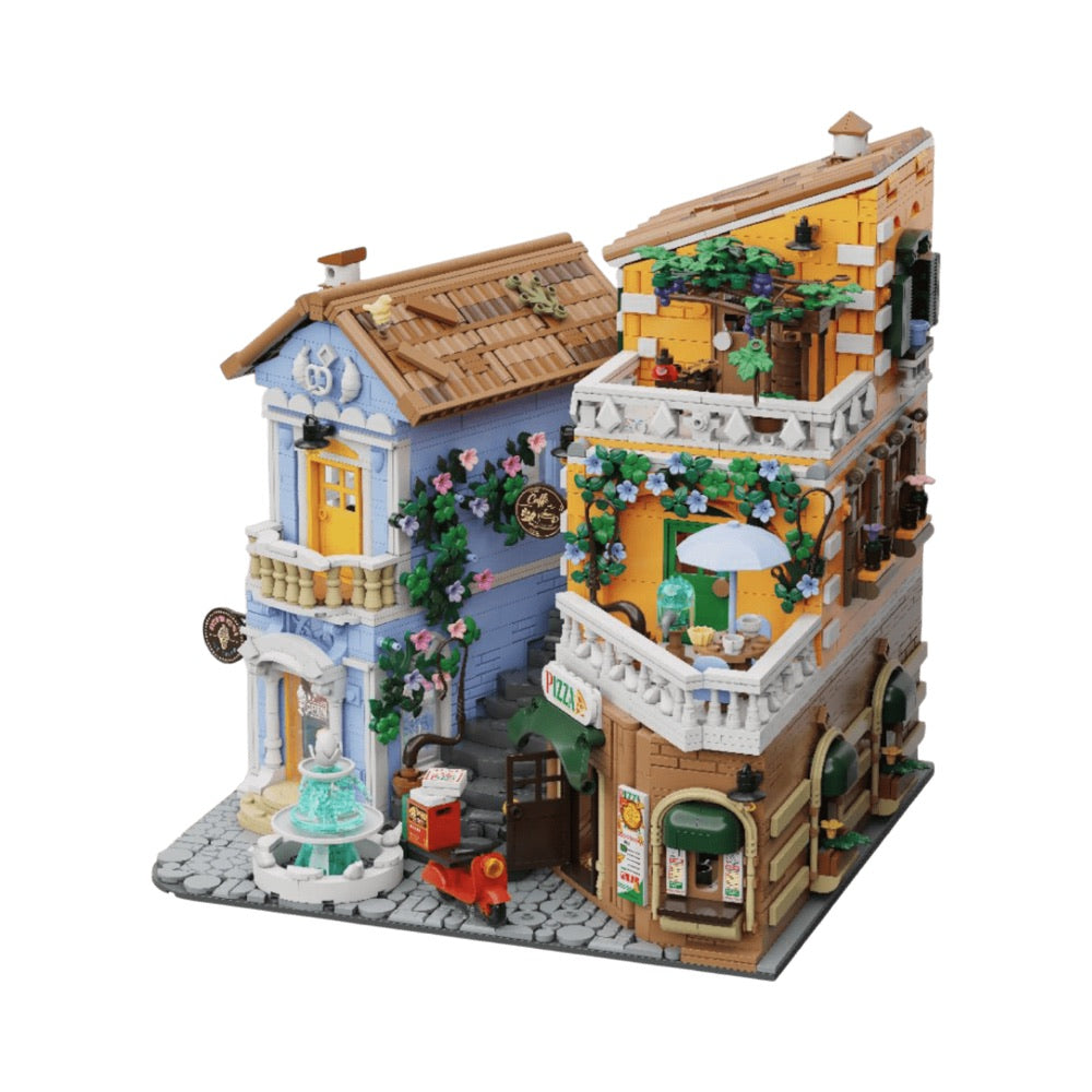 Retro Series – Italian Street Corner Construction Set (2892 Pieces)