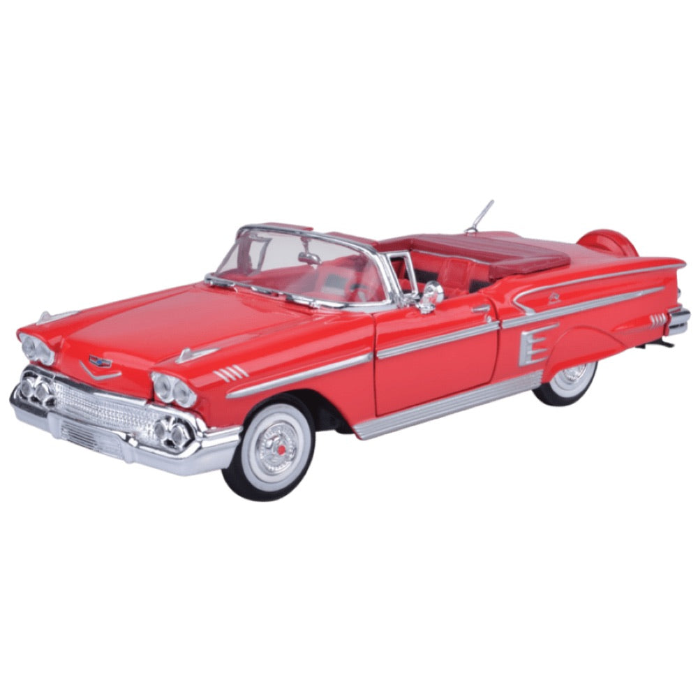 Timeless Legends – 1:24 Scale 1958 Chevy Impala [Red]