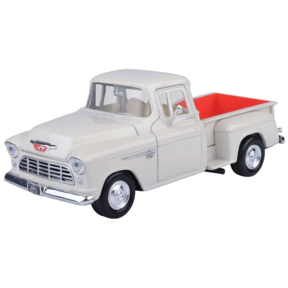 Timeless Legends – 1:24 Scale 1955 Chevy Stepside [White]