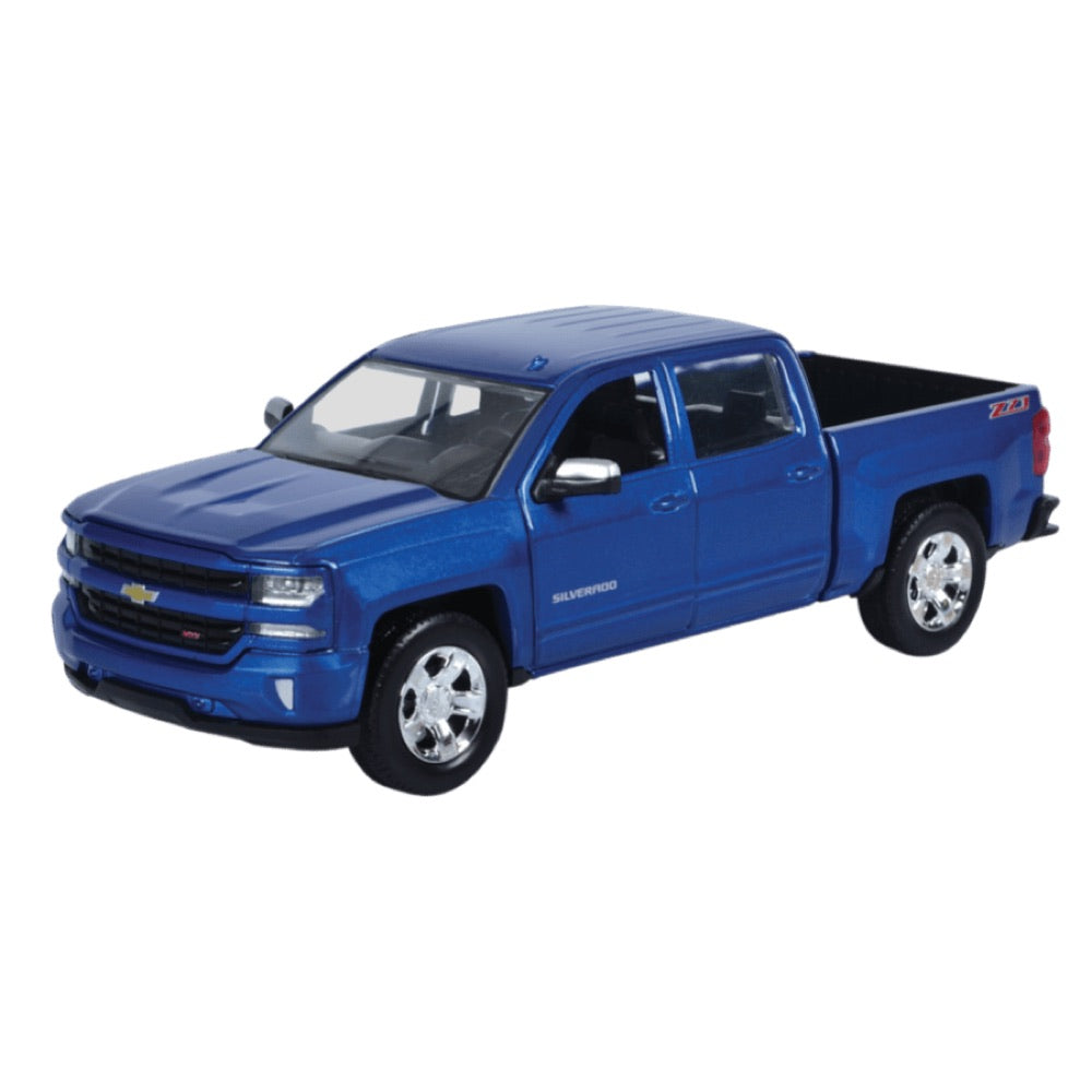 Timeless Legends – 1:24 Scale 2017 Chevy Silverado 1500Lt Z71 Crew Cab [Blue]