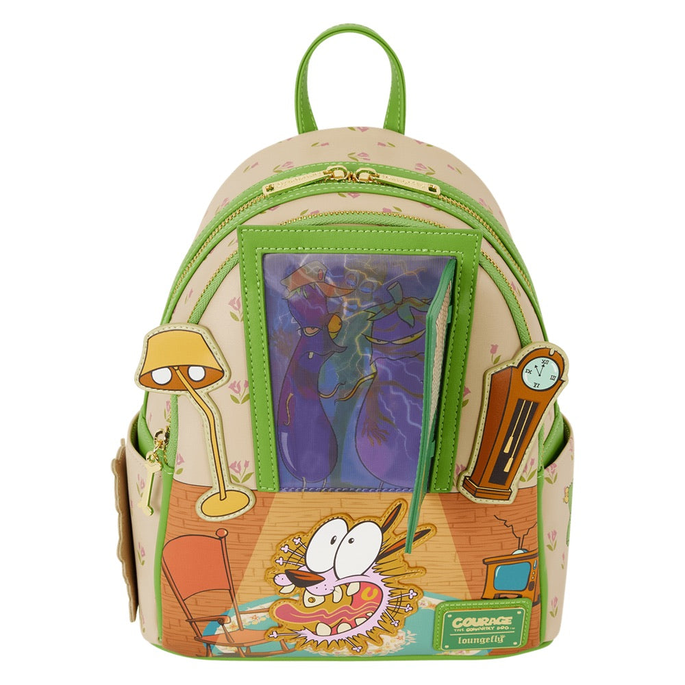 Courage the Cowardly Dog – Lenticular Mini Backpack