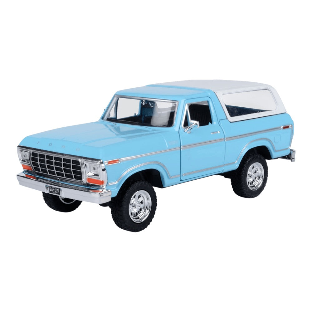 Timeless Legends – 1:24 1978 Blue Ford Bronco (Hard Top)