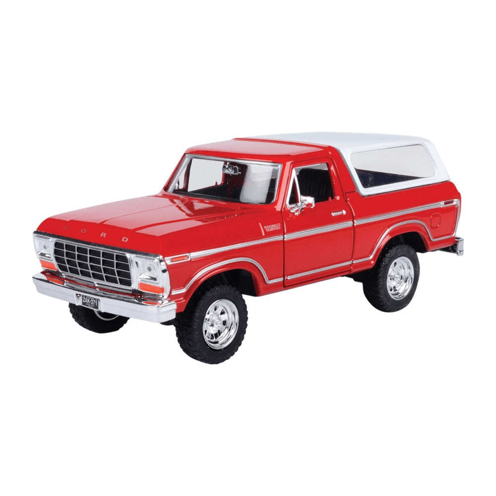 Timeless Legends – 1:24 1978 Red Ford Bronco (Hard Top)