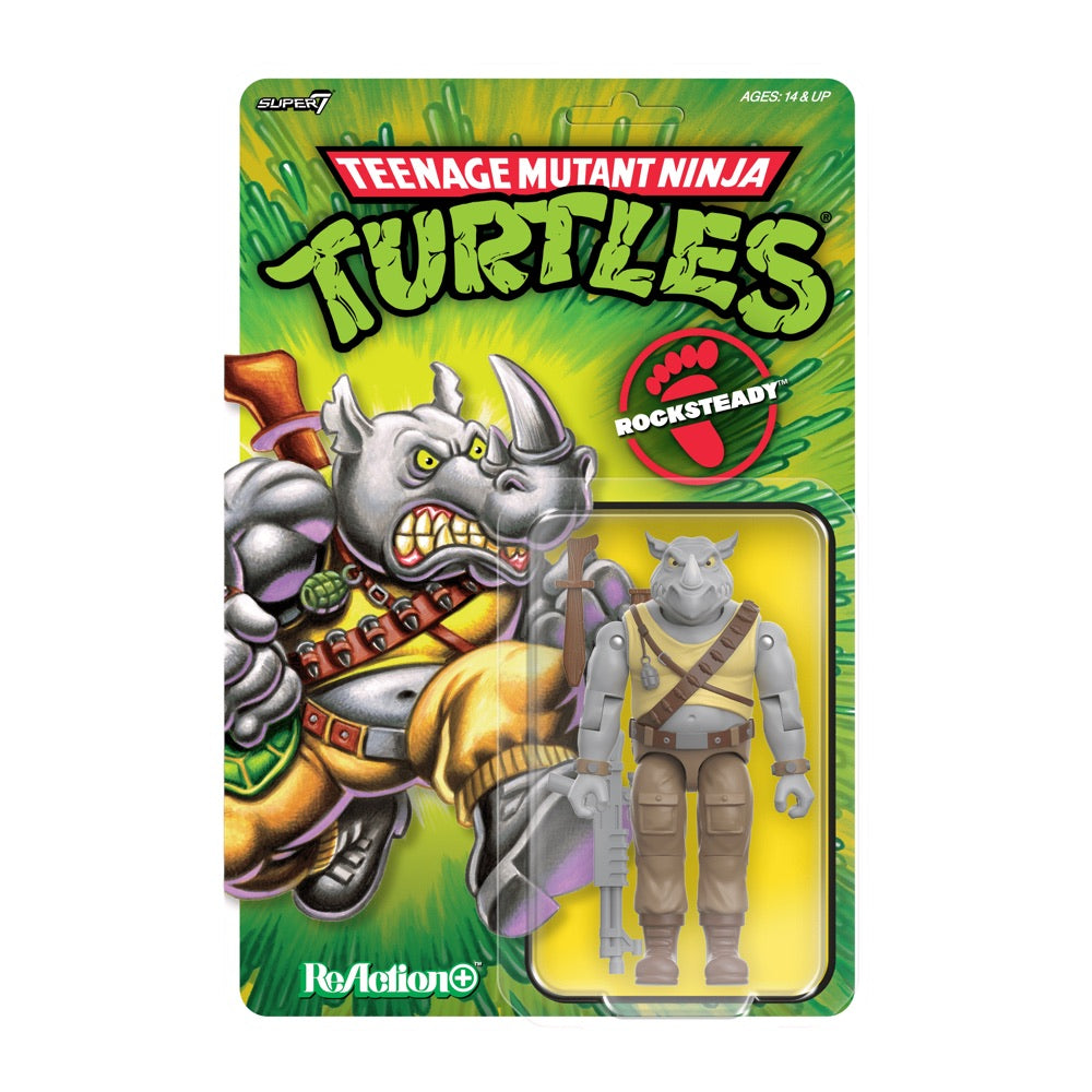 Teenage Mutant Ninja Turtles – Rocksteady ReAction+ Figure