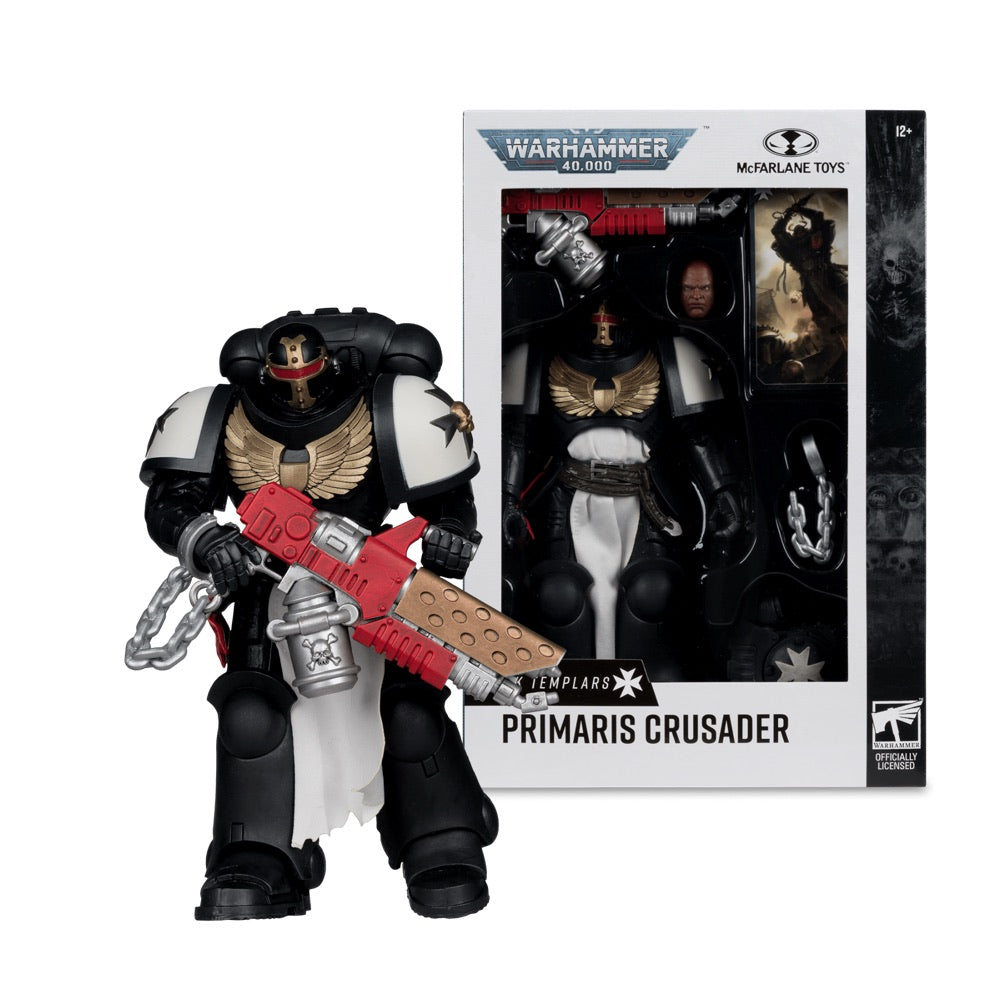 Warhammer 40,000 – Black Templar Primaris Crusader 7″ Action Figure