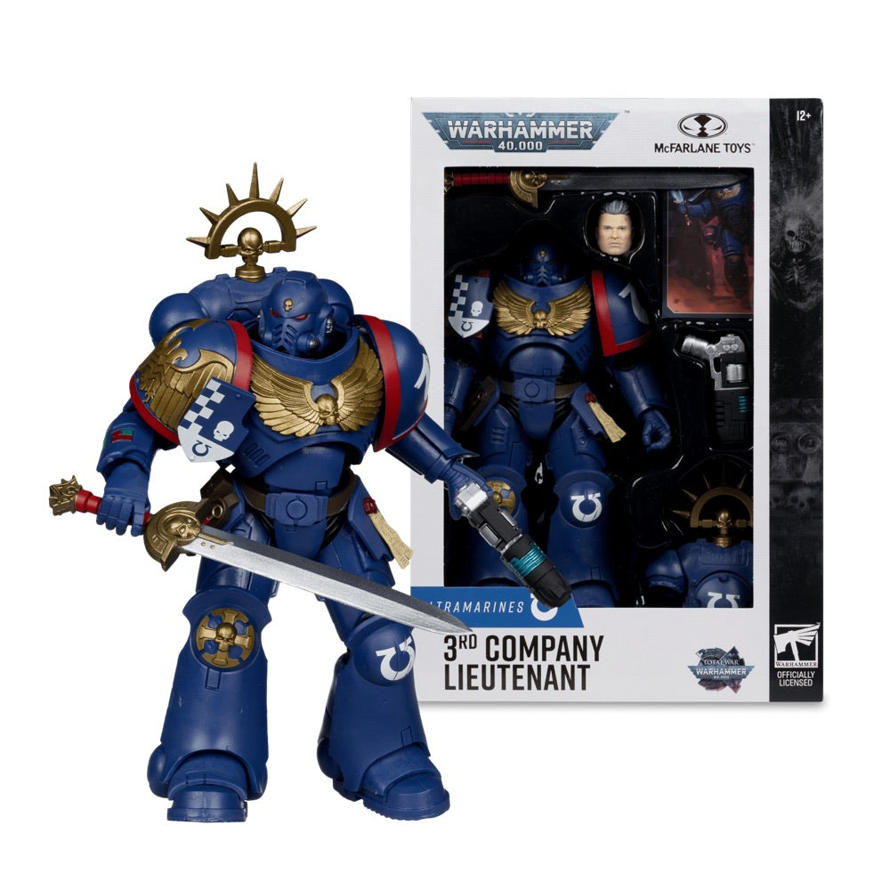 Warhammer 40,000 – Ultramarines 3rd Company Lieutenant 7″ Action Figure