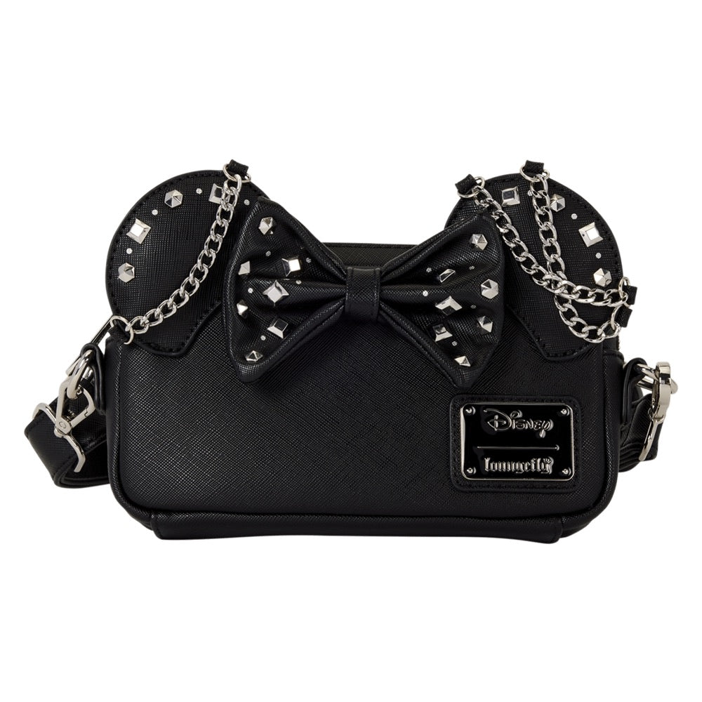 Disney – Minnie Mouse Studs & Chains Sling Crossbody Bag
