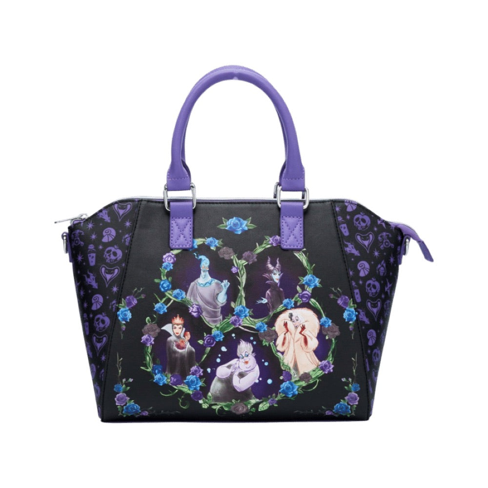 Disney – Villains Icons Floral US Exclusive Satchel Bag [RS]