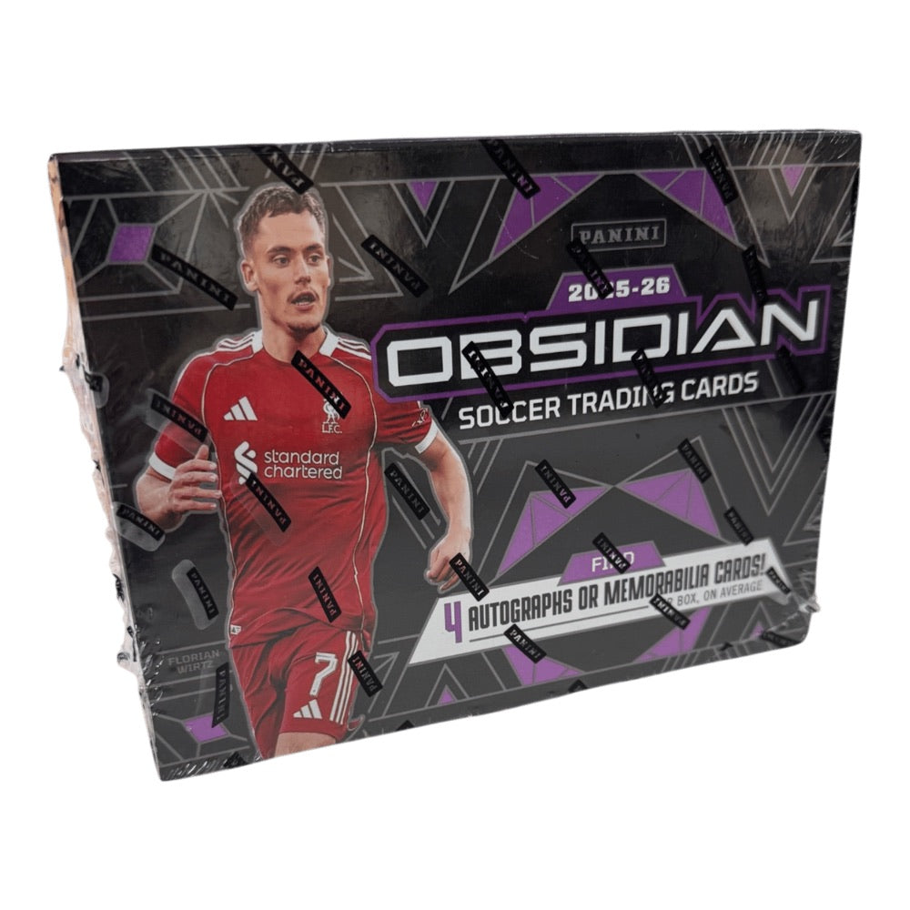 Soccer – 2025/26 Obsidian Soccer Cards Hobby Trading Cards (Display of 1)