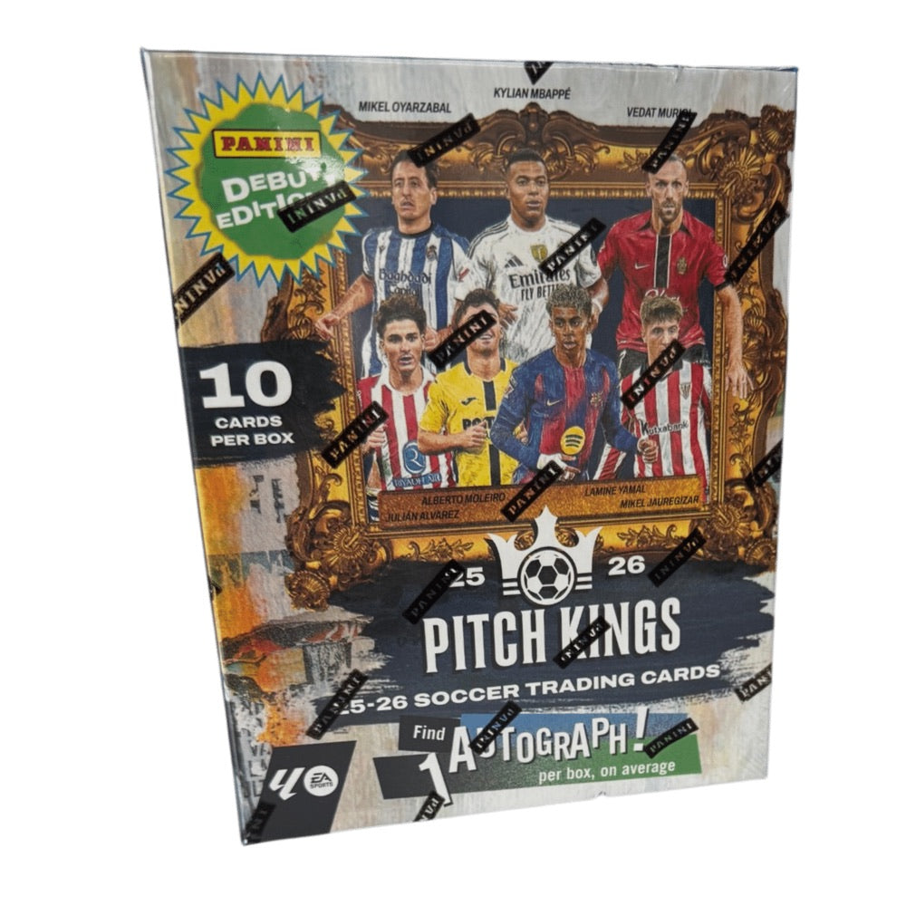 Soccer – 2025-26 Pitch Kings Soccer Hobby International Hobby Trading Cards (Display of 1)