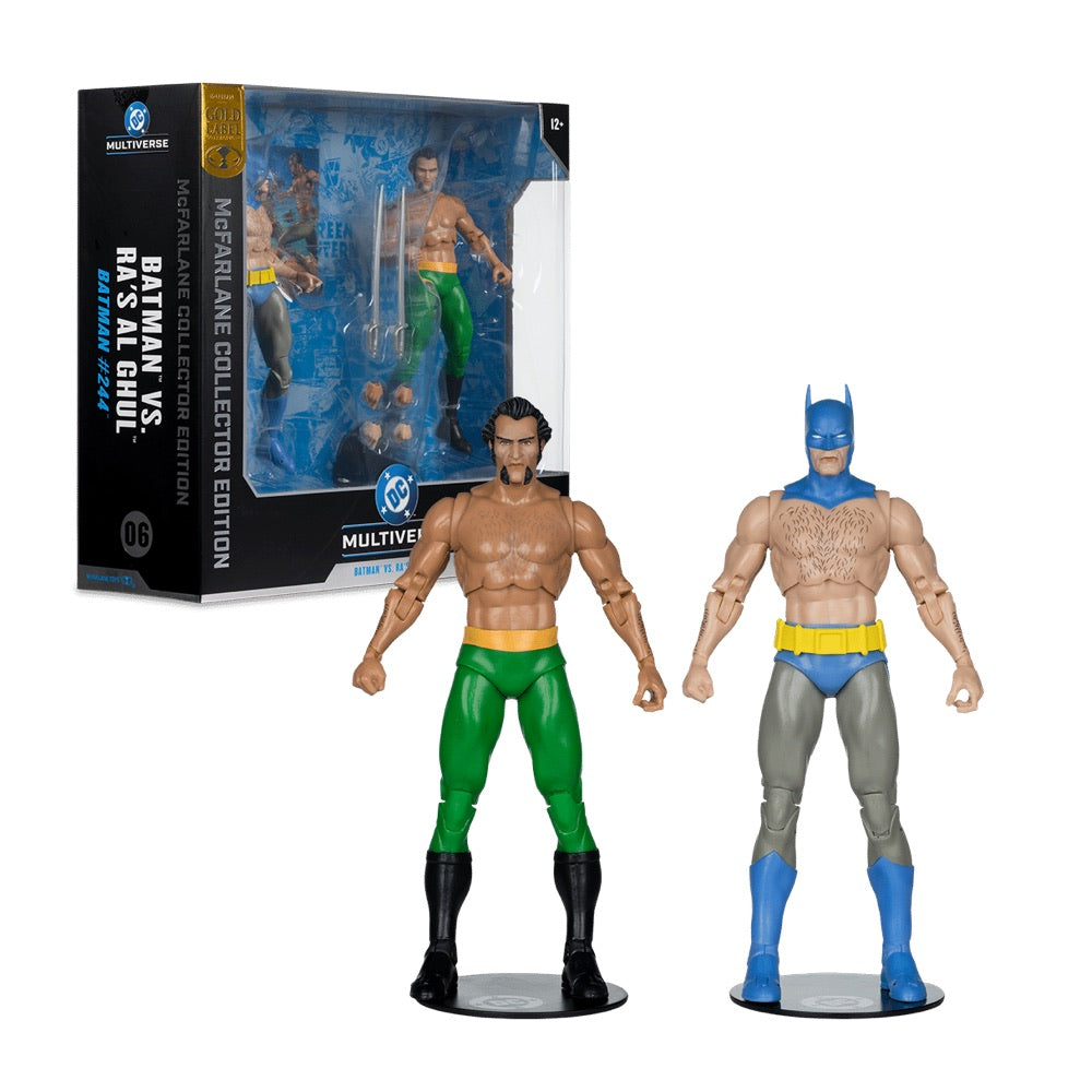 DC Comics – Batman Vs Ra’s Al Ghul #6 (Gold Label) Collector Edition Figure 2-Pack