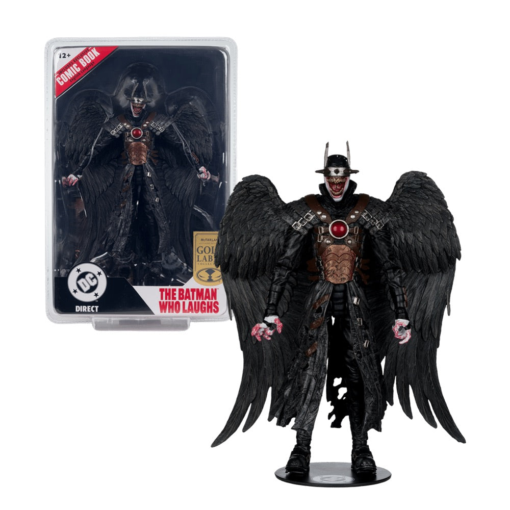 DC Comics – Batman Who Laughs (Gold Label) 7″ Figure with Comic