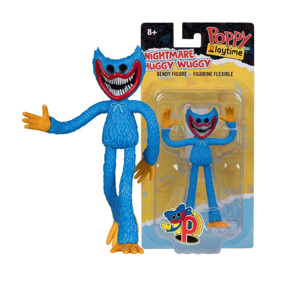 Poppy Playtime – Nightmare Huggy 4.5″ Bendable Figure
