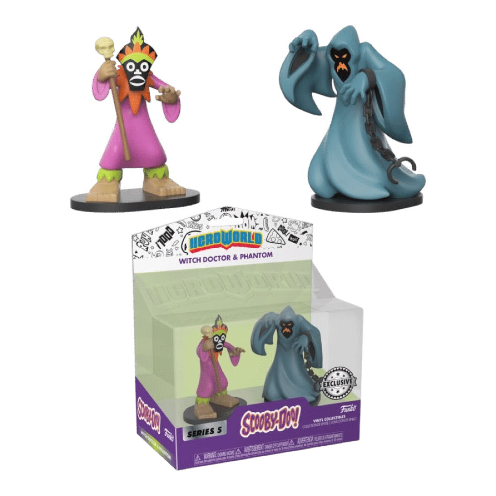 Scooby-Doo! – Hero World Witch Doctor & Phantom 2-pack