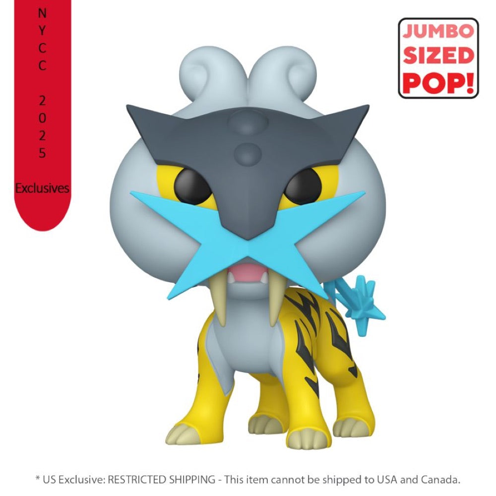 Pokemon – Raikou 10″ Pop! Vinyl 2025 NYCC Exclusive [RS]